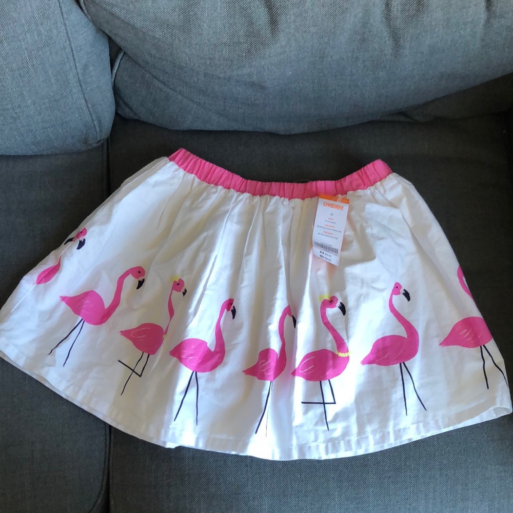 Gymboree Flamingo Skirt size 12